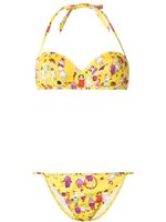 CHANEL Pre-Owned bikini imprimé - Jaune