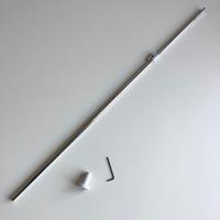 Buis chroom verstelbaar 60-120cm