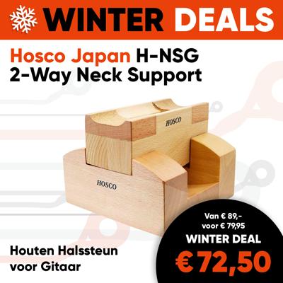 Hosco Japan H-NSG 2-Way Neck Support Houten Halssteun voor Gitaar
