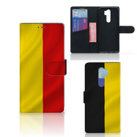 Xiaomi Note 8 Pro Bookstyle Case Belgische Vlag - thumbnail