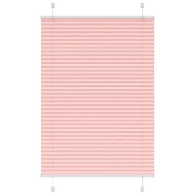 Pliss rolgordijn 100x150 cm stofbreedte 99,4cm polyester roze