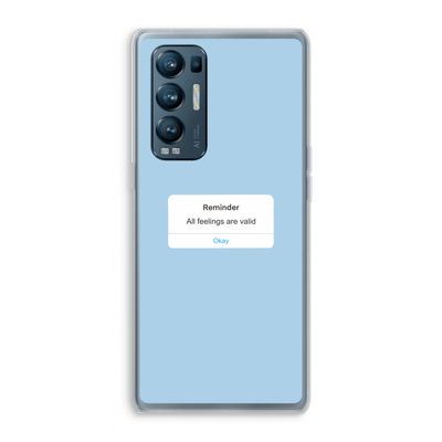 Reminder: Oppo Find X3 Neo Transparant Hoesje