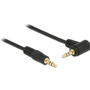 DeLOCK 0.5m 3.5mm M/M audio kabel 0,5 m Zwart