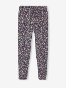Bedrukte legging voor meisjes roze, bedrukt