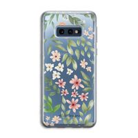 Botanical sweet flower heaven: Samsung Galaxy S10e Transparant Hoesje Botanical sweet flower heaven: Samsung Galaxy S10e Transparant Hoesje