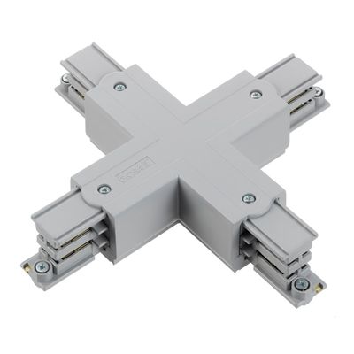 Kruisstuk spanningsrail 3 fase rail aluminium 876320 Klemko