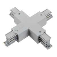 Kruisstuk spanningsrail 3 fase rail aluminium 876320 Klemko