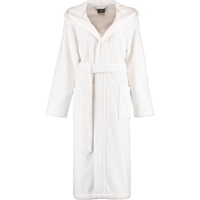 Cawö Cawö Dames Badjas met Capuchon 825 Weiss 40/42