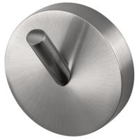 Haceka Kosmos Handdoekhaak - rond - enkel - geborsteld RVS 1208614