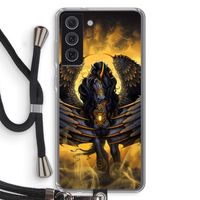 Pegasus: Samsung Galaxy S21 FE Transparant Hoesje met koord