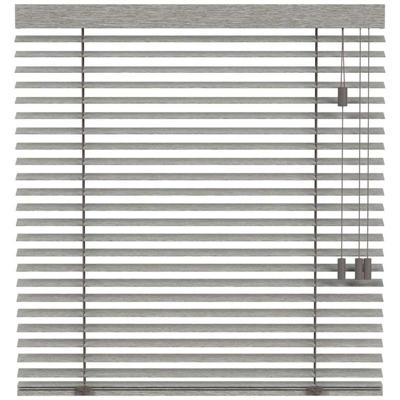 Leen Bakker - Fenstr En Jaloezie Oslo 50mm - Eiken (20901) - Hout - Grijs - 120x10x10 Cm