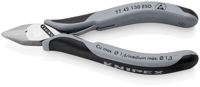 Knipex Elektronica-Zijsnijtangen ESD | 130 mm Lengte | Doorgestoken Scharnier | Meer-Componentengrepen - 77 42 130 ESD Knipex Elektronica-Zijsnijtangen ESD | 130 mm Lengte | Doorgestoken Scharnier | Meer-Componentengrepen - 77 42 130 ESD