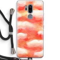 Lichte Wolken: LG G7 Thinq Transparant Hoesje met koord