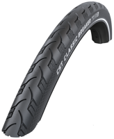 Cst Buitenband breaker (1 mm anti-lek) kleur zwart met zijreflectie maat: 28x1.50 etrto 40-622