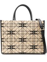 Elisabetta Franchi grand sac cabas en raphia - Tons neutres - thumbnail