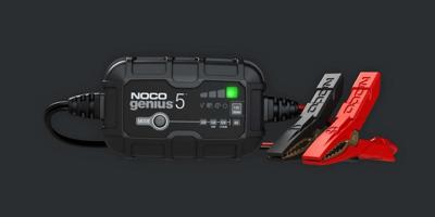 NOCO GENIUS5 5A acculader voor 6V/12V accu's met onderhouds- en ontzwavelingsfunctie