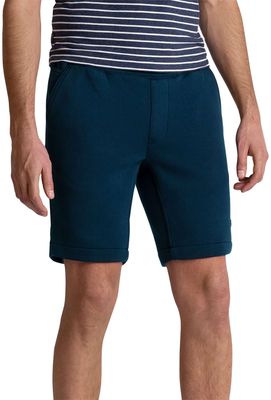 Melange sweat chino short dark sapphire
