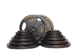 Olympische Halterschijven 50 mm - PowerTec - Set van 157 kg