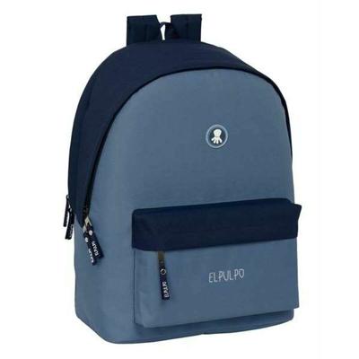 Schoolrugzak El Pulpo Blauw Marineblauw 31 x 44 x 18 cm