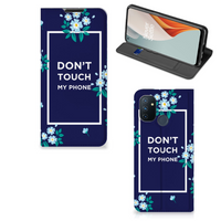 OnePlus Nord N100 Design Case Flowers Blue DTMP - thumbnail