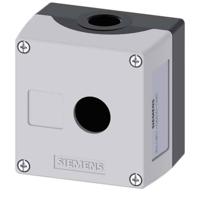 Siemens 3SU1851-0AA00-0AB1 Lege behuizing 1 inbouwplaats, Voor bodembevestiging (l x b x h) 89.4 x 85 x 64 mm Zonder markering Grijs 1 stuk(s)