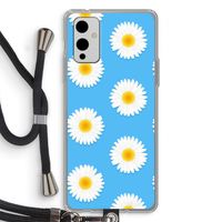 Margrietjes: OnePlus 9 Transparant Hoesje met koord