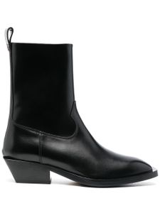 Aeyde bottines à talon fuselé - Noir