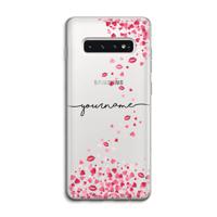 Hartjes en kusjes: Samsung Galaxy S10 4G Transparant Hoesje