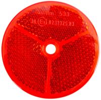 Busch + Müller Busch & müller reflector b&m rear reflector plastic 61mm,red