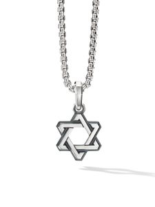 David Yurman pendentif Deco Star of David en argent sterling