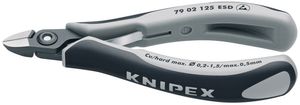 Knipex Zijsnijtang ronde-kop 125 mm ESD - 7902125ESD