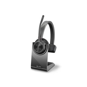 HP Poly Voyager 4310 UC Mono On Ear headset Computer Bluetooth Mono Zwart Noise Cancelling Volumeregeling, Incl. oplaad- en dockingstation