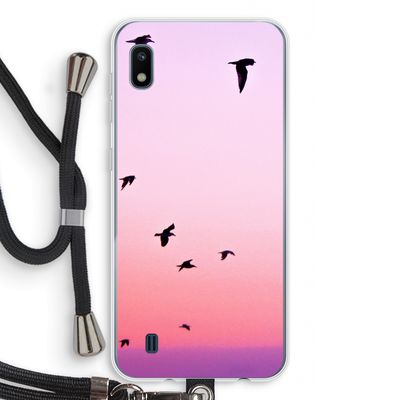 Fly away: Samsung Galaxy A10 Transparant Hoesje met koord
