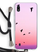 Fly away: Samsung Galaxy A10 Transparant Hoesje met koord
