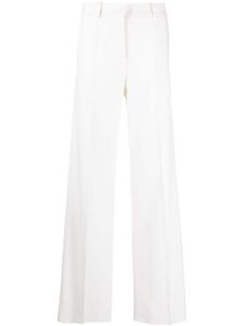 Valentino Garavani pantalon de tailleur à taille haute - Blanc