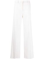 Valentino Garavani pantalon de tailleur à taille haute - Blanc
