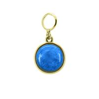 Qoss Kettinghanger Sylvia 20 mm Blauw | Goud