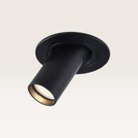 Inbouwspot Myroni nero - Diameter 67mm - Inbouwdiepte 70mm - G9-fitting - IP20 voor binnen - Zwart - Met doorlusbedrading