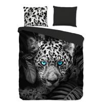 Dekbedovertrek Blue Eyes - Tweepersoons (200x200 cm) - Meerkleurig Microvezel - Dessin: Dieren, Natuur - Pure - Dekbed-Discounter.nl