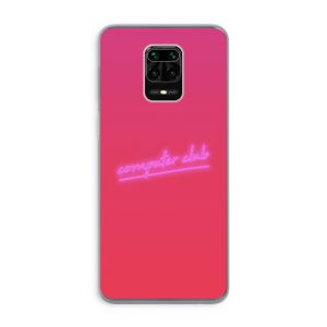 Vice Glow: Xiaomi Redmi Note 9 Pro Transparant Hoesje