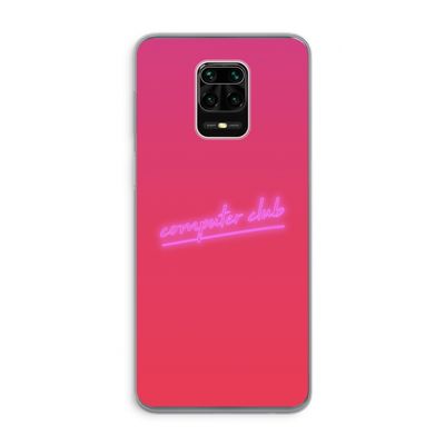 Vice Glow: Xiaomi Redmi Note 9 Pro Transparant Hoesje