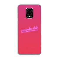 Vice Glow: Xiaomi Redmi Note 9 Pro Transparant Hoesje