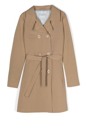 Herno Kids trench à boutonnière croisée - Marron