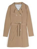 Herno Kids trench à boutonnière croisée - Marron