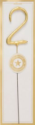 Sterretje Nummer 2 Goud (Wit Classic Goldstuck)