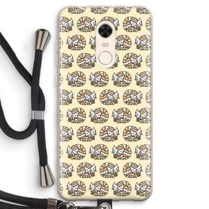 Slapende poes: Xiaomi Redmi 5 Transparant Hoesje met koord