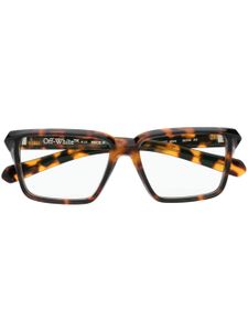 Off-White Eyewear lunettes de vue Style 27 à monture carrée - Marron