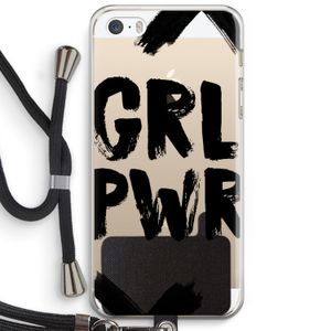 Girl Power #2: iPhone 5 / 5S / SE Transparant Hoesje met koord