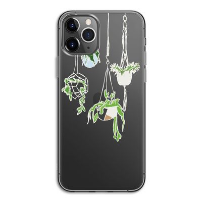 Hang In There: iPhone 11 Pro Transparant Hoesje