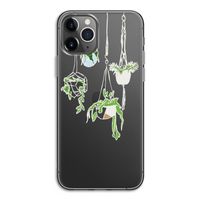 Hang In There: iPhone 11 Pro Transparant Hoesje